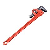 Fenteer 水道管　配管　パイプレンチ　全4サイズ　調整可能　ジョー　ペンチ　炭素鋼　赤色 - 12インチ