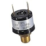 Dolity 空気圧スイッチ　エア　圧力コントロールスイッチ　90-110PSI　車用圧力スイッチ　定格　12V