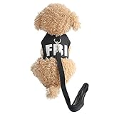 犬の子犬FBIベストハーネスパッディングメッシュコットンの胸のストラップ