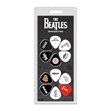 Perri’s Leathers Ltd. - The Beatles - ミディアムセルロイドプラスチック、0.71mm - 公式ライセンス商品 - 12枚入り ギターピック- アコースティック/ベース/エレクトリックギター用 - カナダ製 - (N7-7LWN-NWW8)