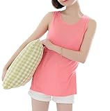 (コニーコニー) ConeyConey マタニティ タンクトップ キャミソール 授乳 服 モダール 素材 インナー (ピンク)