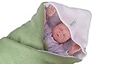 LUXURIOUS VERY WARM FLEECE Swaddle Wrap, BLANKET, Sleeping Bag birthday GIFT PRESENT (GREEN)