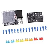 MagiDeal車トラックボート12 V〜24 V 6 / 8 / 10 / 12 Wayヒューズボックスホルダーとヒューズ端子付きキット 8 Way 0755017800083FRA