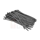 BuyCheapCables® 22" Black Heavy Duty Standard Cable Ties Self Locking 7.5mm with 120lb Tensile Stren