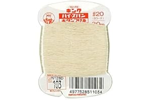 フジックス キングハイスパン 【ボタンつけ糸】 20番 30m col.103