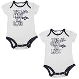 ( Pack of 2 ) Nevada Wolf Pack NCAA幼児Footballワンピースロンパース