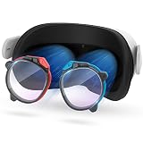 ZYBER 度付きレンズ（-2.5、左側の赤）Oculus Quest 2用の度付きレンズ、Meta Quest 2に適用するレンズ度付き、軽量磁気ABSフレーム、オキュラスクエスト２専用のブルーライトブロッキングレンズ