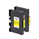 【SEASKY】 GC42YH イエロー 顔料 お得な2個セット 【Lサイズ】 リコー RICOH プリンター用 GC42 互換 インクカートリッジ 互換インク ICチップ付 残量表示機能付 プリンターインク ISO9001認証工場 SG 5200 / SG 5200 FT(フロント手差しモデル) (GC42 GC42H GC42KH GC42CH GC42MH GC42YH)