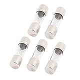 uxcell AGUヒューズ カーヒューズ 耐水性 耐熱性 20A 38mm x 10mm 5個入り