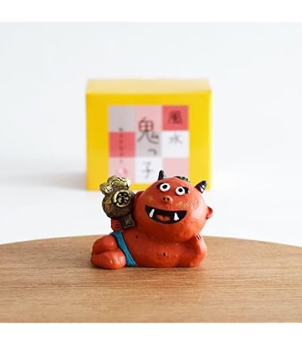 Amazon.co.jp: セトクラフト デザイン置物 鬼組(中)あぐら SCZ-1858