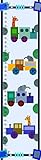 Green Leaf Art Growth Chart, Animal Train by Green Leaf Art