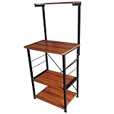 UNE BONNE(ウネボネ) レンジ台 レンジ キッチン器具 収納 おしゃれ シンプル 使い分け 収納スペース ROSEWOOD