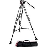 Manfrotto 504HD 546BK ビデオ三脚キット 504HDヘッドと546三脚付き ブラック