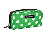 ハンナフラ(Hanna Hula) シングルファスナーポーチ ポルカグリーン