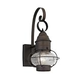 Designers Fountain 1751-RT Height Nantucket Outdoor Sconce, Rustique [並行輸入品]