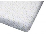 Big Oshi Jersey Knit 100% Cotton Fitted Crib Sheet, Moons by Big Oshi