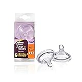 Tommee Tippee CTN Advanced Comfort Fast Flow Teats 2x2 per pack by Tommee Tippee