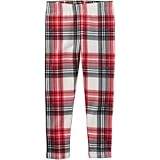 Carter's(カーターズ) フリースラインドプラッドレギンス レッド ボトムスレギンス 12cm【並行輸入】