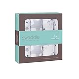押さえつける、パックあたり4きらめき (Aden & Anais) (x 6) - Aden + Anais Swaddle, Twinkle 4 per pack (Pack of 6) [並行輸入