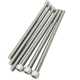 M6 六角穴付きボルト 6本入り 304ステンレス 各サイズ 10mm 20mm 30mm 40mm 50mm 60mm 70mm 80mm 90mm 100mm 110mm 120mm 130mm 140mm 150mm DIN912 シルバートーン (M６－１２０ｍｍ ６本)