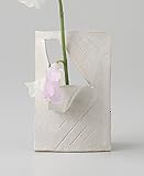 花瓶 手造り花入 白 [品 : 花入 x 1/R11.5 x 7.5 x 4.5cm 箱 : 9 x 11 x 10cm 180g] [陶器 美濃焼 ボール箱] | ギフト プレゼント 贈り物 贈答品