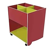 Paperflow Mobile 4-Section Book Browser Red/Green Extra Large (764.18) [並行輸入品]