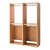 暮らしのデザイン 連結式ユニットハンガー2列 ナチュラル