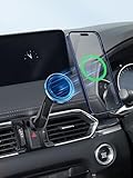 【BIXUAN】マツダ CX-5 KF系/CX-8 スマホホルダー magsafe 延長アーム付き 車載ホルダー CX5 CX8 携帯ホルダー スマホ ホルダー 車 マグネット マホスタンド 磁石 超強磁力 マグセーフ Magsafe対応 スマホ置き 車用 360度回転 携帯ホルダー Mazda cx5 アクセサリー
