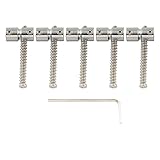 Musiclily Pro 18mmブラス製ベースサドル 5弦PBプレシジョンベース/JBジャズベース用、オリジナルカラー(5個セット）