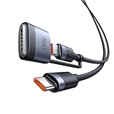 Mcdodo 2in1 USB-C to USB-C & Mag-safe 3磁気充電ケーブル 140W(C to Mag-safe3) 240W(C to C) PD3.1新急速充電規格 強力な磁気 マグセーフ3ケーブル Type-C充電コード MacBook iPad iPhone 17/16/15 AirPods Xperia Galaxy その他Androidなど対応 2m