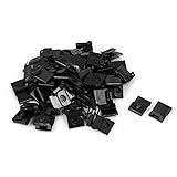 ハンガーフック黒の100pcsをハンギングDealMux 17mmx14mmx7.5mm S字型の画像をフォトフレーム