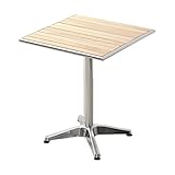 ガーデンアルミウッドテーブル【カメリア -CAMELIA-】（ガーデン　四角　テーブル　木製　60幅）