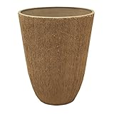 樹脂製ポット(植木鉢/プランター) ブラーシュ 【トールラウンド型/29cm】 トープ 穴無し 〔ガーデニング用品/園芸〕 生活用品 インテリア 雑貨 花 ガーデニング プランター top1-ds-1