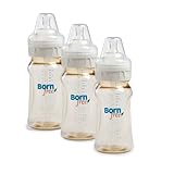 Born Free 9 oz. BPA-Free High-Heat Resistant Classic Bottle with ActiveFlow Venting Technology　高品質　哺