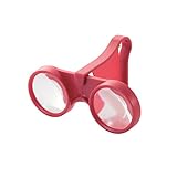 エレコム 3D VR ゴーグル グラス 極小タイプ 折りたたみ可 レッド P-VRG06RD