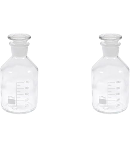 Amazon.co.jp: NATUWORLD 100ml/3.4オンス 空 厚いガラス 目盛り付き