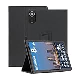 For LUCA TE08D2M64-V1B 用 ケース カバー 保護ケース 保護カバー 【NOUKAJU】 For LUCA TE08D2M64-V1B 8インチ タブレット ケース タッチペン収納機能 内蔵磁石 耐衝撃 傷つけ防止 スタンド機能 (ブラック)