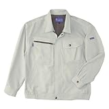 長袖ブルゾン 春夏素材 cs-2208-b アイボリー 4L