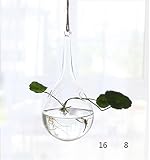 おしゃれ 花瓶 ぶら下げ式 ガラスボトル 水耕栽培 プレゼント 飾り クリア吊り花瓶 インテリア 置物 (しずく)