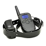 [ハル電子] 無駄吠え防止トレーニング 防水 充電式 ワイヤレス リモートコントロール 全犬種使用可能(日本語取扱説明書付き)