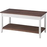 インテリア 家具 便利 おしゃれ センターテーブル 【Bessie】ベシー 木製 棚収納付き MIP-485BR ブラウン