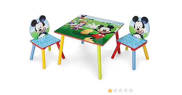 mickey table and chair set