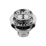 Jaclo 2804-pn調節可能なStrainerキッチン、洗面台、ポリッシュニッケル