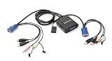2-Port USB Cable KVM Switch [並行輸入品]
