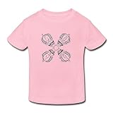 星 ２～６歳子供 半袖 男女兼用 宗教 標識 王冠 神様 オリジナル ティー Tシャツ Pink 5-6 Toddler