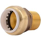 Shatg # Sharkbite 1 /2 " PVC X 1 /2インチMNPTオスコネクタ 1 Inch UIP140A 1