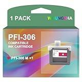 Woungzha キャノン用 PFI-306 330ML PFI-306M 互換インクカートリッジ 対応機種：iPF 8400 9400 8410 9410 8410S 9410S (マゼンタ)×1