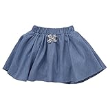 西松屋 [EFD] ダンガリーリボン付き無地スカート 【100cm・110cm・120cm・130cm】　110