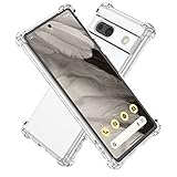 Hy+ Pixel7a 耐衝撃 ケース ピクセル7a カバー ストラップホール 米軍MIL規格 クリア 衝撃吸収ポケット内蔵 TPU ケース