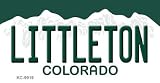 Smart Blonde KC-9919 Littleton Colorado Background Metal Novelty44; Key Chain